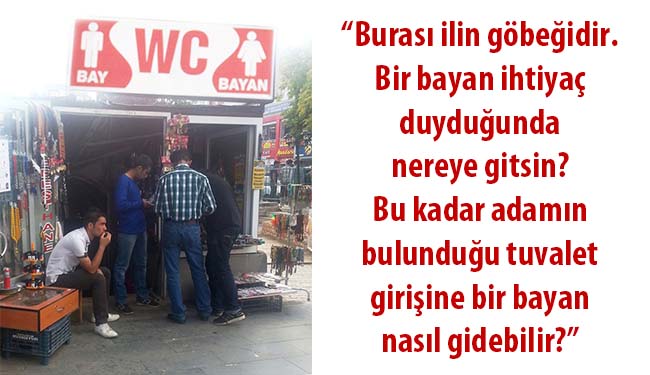 Bayanlar wc istiyor