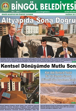 Belediye basın bülteni yayında