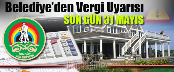 Belediye`den vergi uyarısı