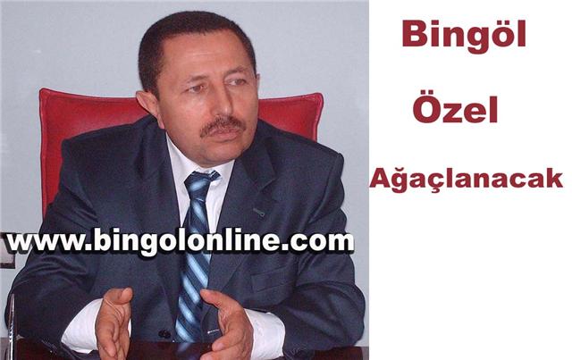 Bingöl özel ağaçlandırılacak