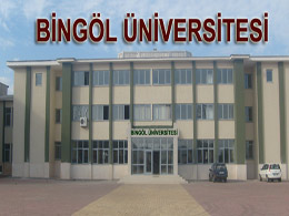 Bingöl üniversitesi ilk altıya girdi