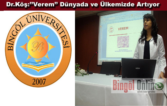 Bingöl üniversitesi`nde verem semineri