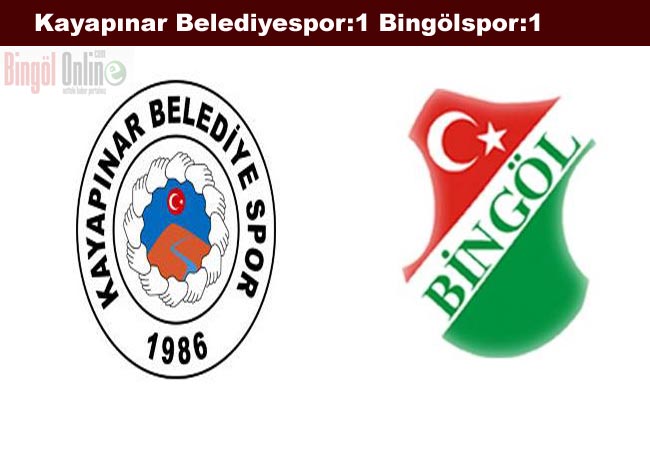 Bingölspor yine beraber kaldı