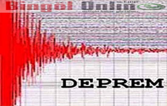 Bingöl`ün karlıova ilçesi`nde deprem