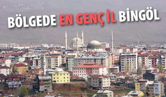 Bingöl`ün meydan yaşı: 25,7