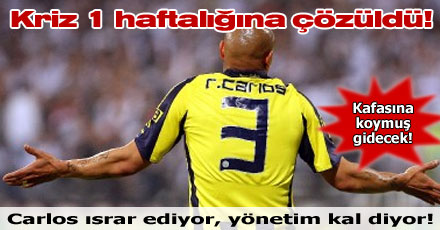 Carlos inat ediyor!