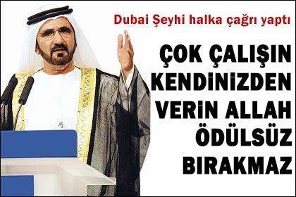 Çok çalışın, kendinizden verin allah ödülsüz bırakmaz