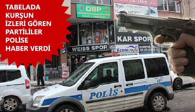 Dbp`ye silahlı saldırı