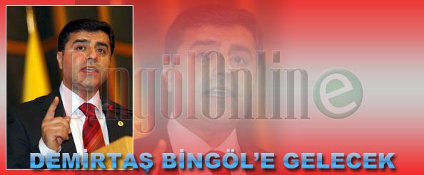 Demirtaş, bingöl`e gelecek