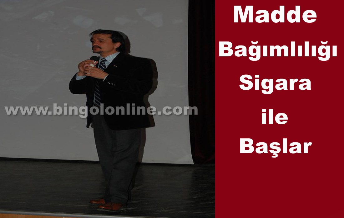 Ercan: madde bağımlılığı sigara ile başlar