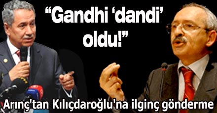 `Gandhi şimdi dandi oldu!`