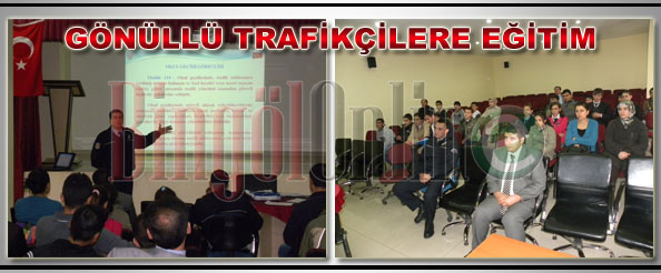 Gönüllü trafikçilere eğitim