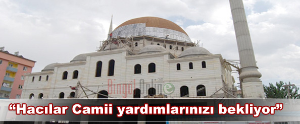 `Hacılar Camii yardımlarınızı bekliyor”