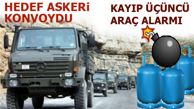 Hedefte asker vardı!