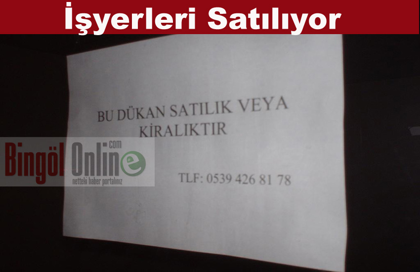 Işyerleri satılıyor