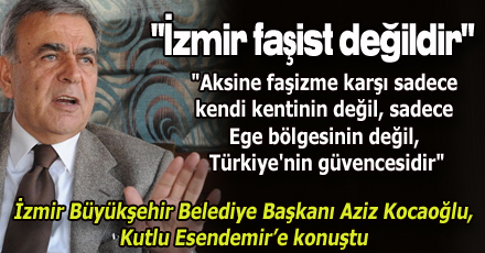 `İzmir faşist değildir`