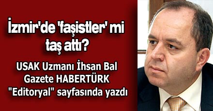 Izmir`de `faşistler` mi taş attı?