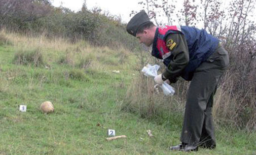 Kaybolan genc`in kemikleri bulundu