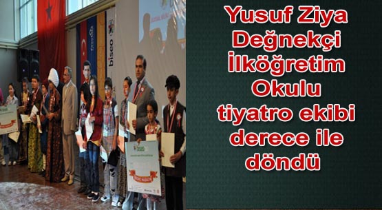 Kiğılı tiyatrocular ödül ile döndü