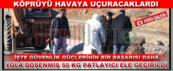 Köprüyü havaya uçuracaklardı