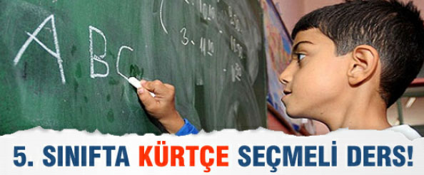 Kürtçe 5. sınıfta seçmeli ders oluyor