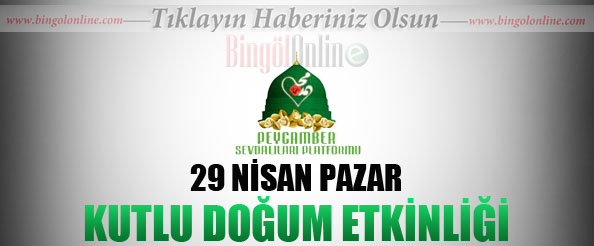 Kutlu doğum`a davet