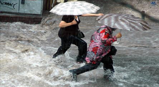 Meteoroloji`nin kuvvetli yağış uyarısı devam ediyor