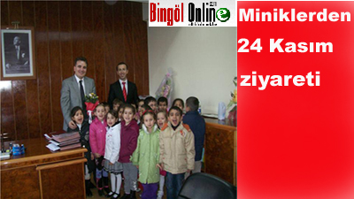 Miniklerden 24 kasım ziyareti