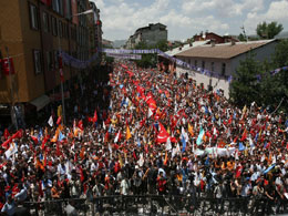 Miting alanları belirlendi