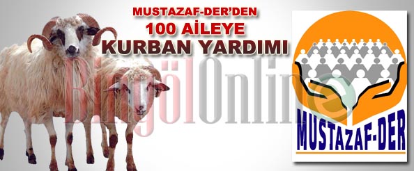 Mustazaf der bin 100 aileyi sevindirdi