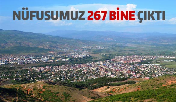 Nüfusumuz 267 bine çıktı