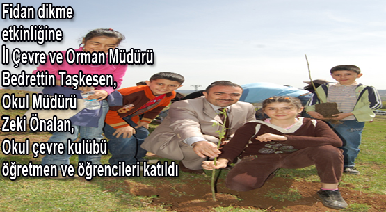 Öğrenciler 5 yüz fidan dikti