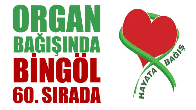 Organ bağışında 60. sıradayız