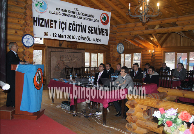 Orman bölge müdürlüğü hizmet içi eğitim semineri başladı