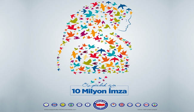 Özgürlük için 12 milyon imza