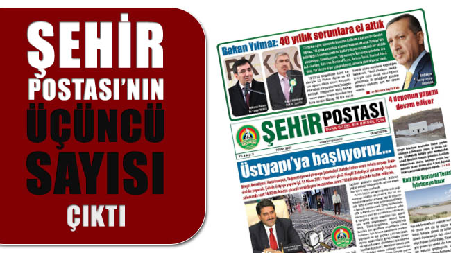 Şehir postası`nın üçüncü sayısı çıktı