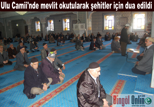 Şehitler için mevlit okutuldu