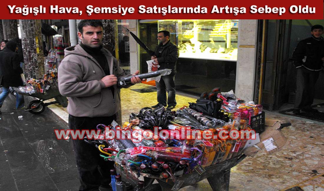 Şemsiye satışları arttı