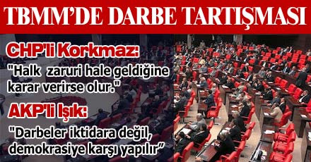 Tbmm`de darbe tartışması