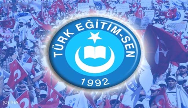 Türk eğitim-sen iş bırakma eyleminde