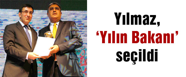 Yılmaz, `yılın bakanı` seçildi