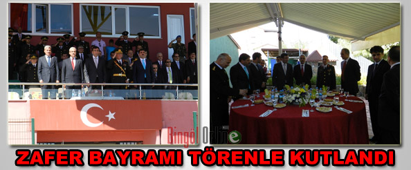 Zafer bayramı törenle kutlandı