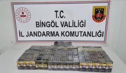 Bingöl`de 500 paket Kaçak Sigara Ele Geçirildi, araması bulunan 1 kişi yakalandı