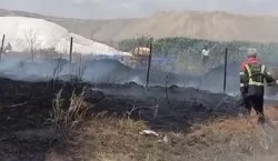 Bingöl`de bahçe yangını korkuttu!