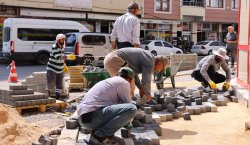 Bingöl`de Kaldırımlar Yenileniyor